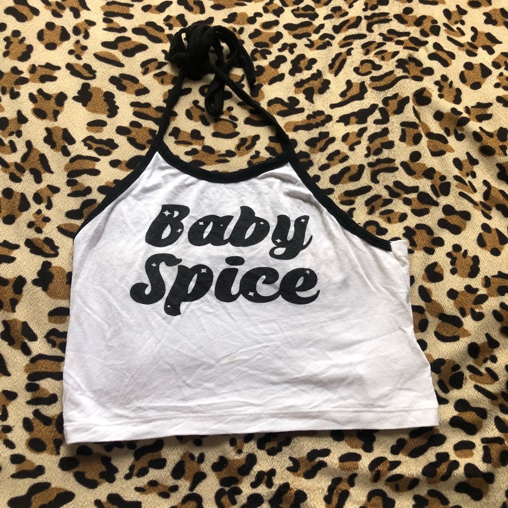 Baby spice omighty halter top